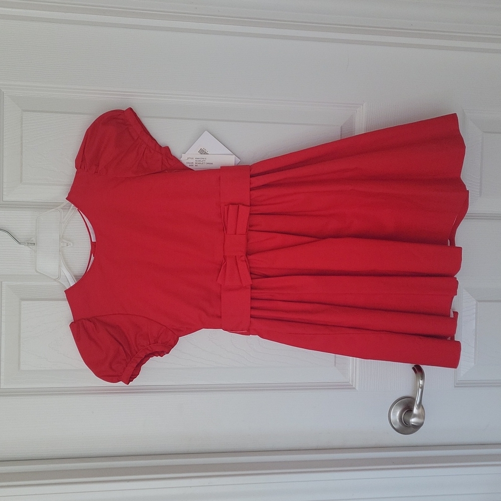 Girls red dress